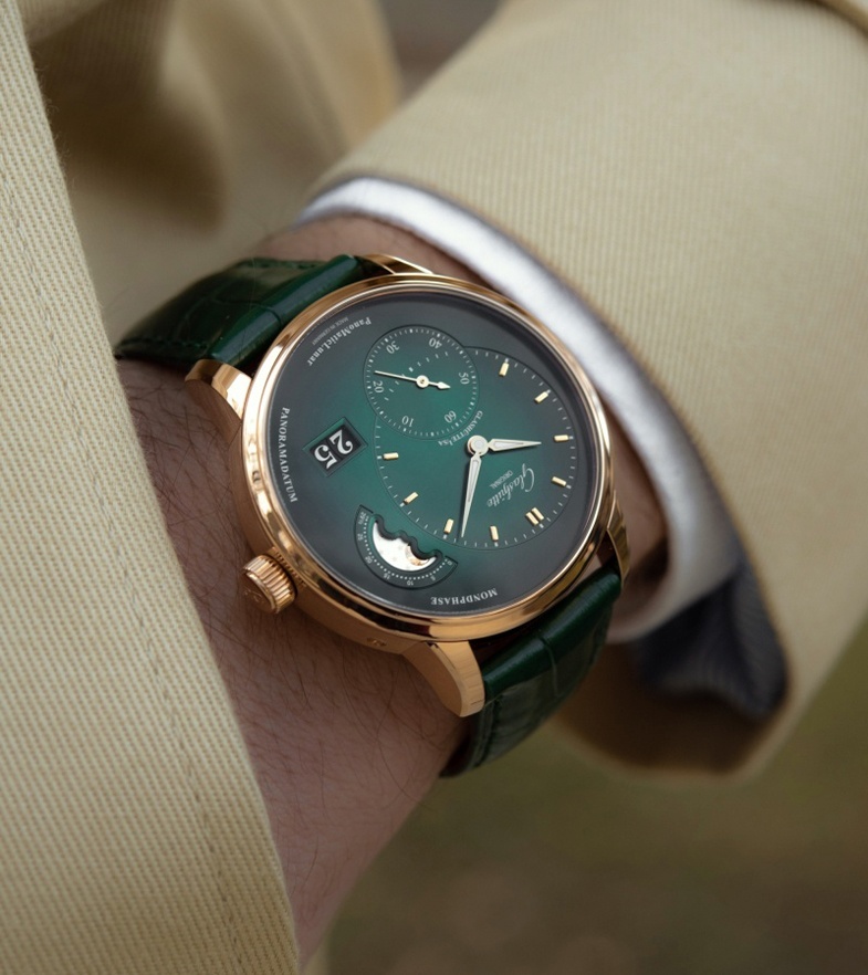 Glashütte Original's PanoMaticLunar - Deep Green Dial